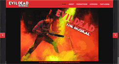 Desktop Screenshot of evildeadthemusical.com